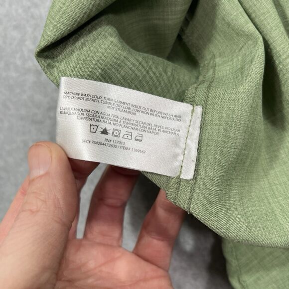 Orvis Men's Green Short Sleeve Button Down Shirt 1369167 Size Large L - Picture 8 of 9